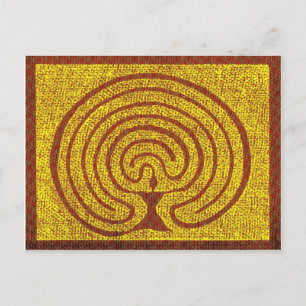 Carte Postale Göttin im Labyrinth 3