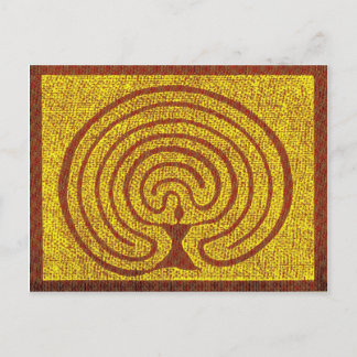 Carte Postale Göttin im Labyrinth 3