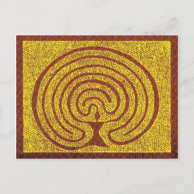 Carte Postale Göttin im Labyrinth 3 (Devant)