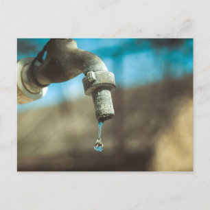 Carte Postale Goutte d'eau
