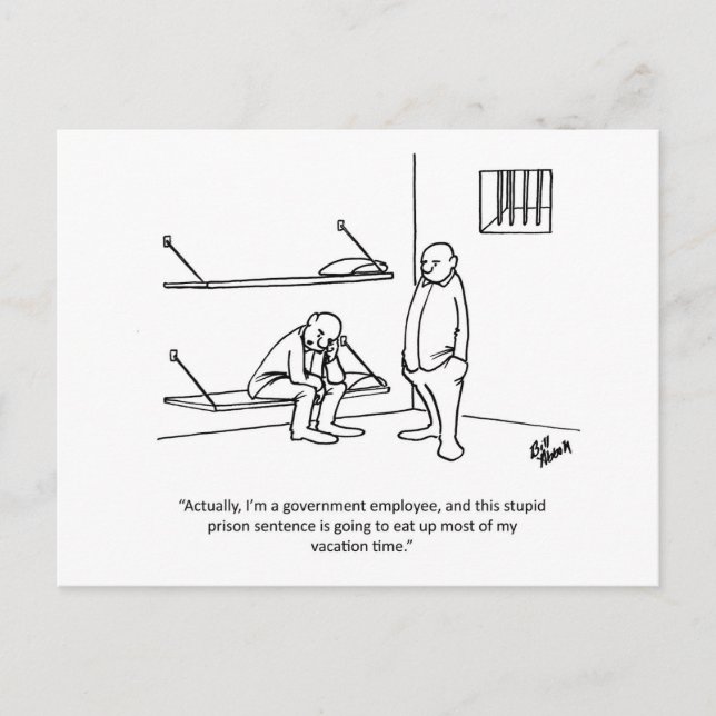 Carte postale gouvernement/humour politique (Devant)