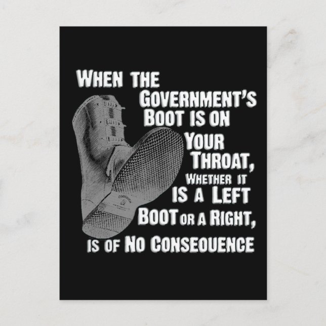 Carte Postale Gouvernement Jack Démarrez Sur Votre Cou (Devant)