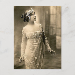 Carte Postale Gown du soir 1905