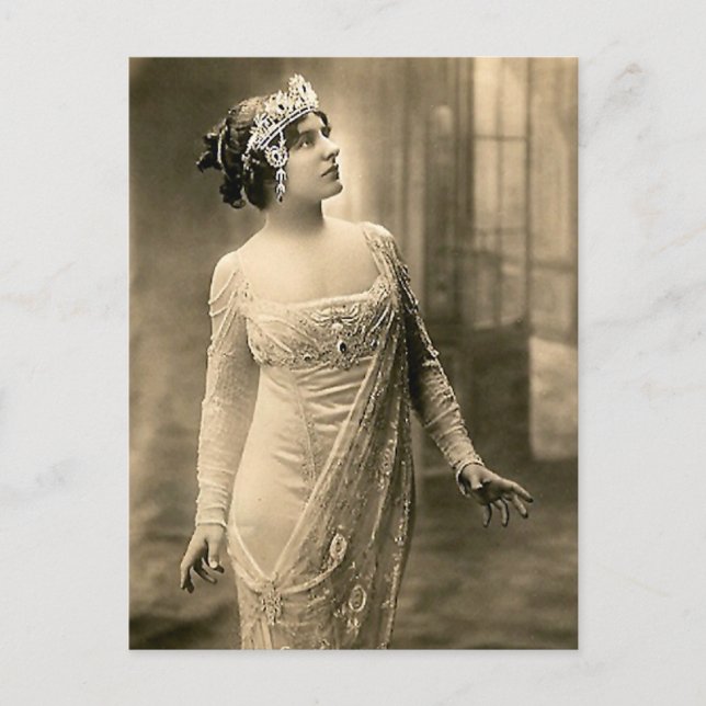 Carte Postale Gown du soir 1905 (Devant)