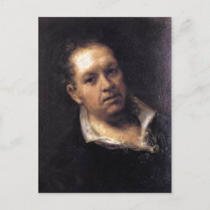 Carte Postale Goya Autoportrait 1815 Huile sur panneau, 51 x 46 