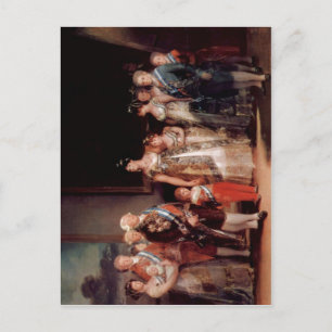 Carte Postale Goya y Lucientes, Francisco de Portr ? der Familie