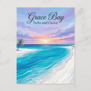 Carte Postale Grace Bay Turks et Caïcos