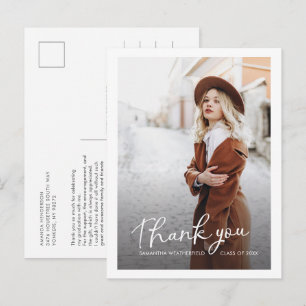 Carte Postale Grad Multi Photo Moderne Merci de graduation