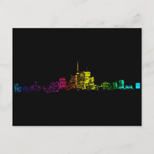 Carte Postale Gradient Skyline de Toronto