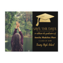 Graduate Faux Gold Casquette | Enregistrer la phot