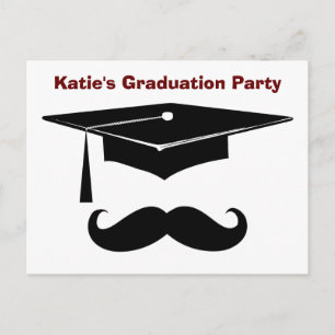 Carte Postale Graduation de la moustache
