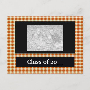 Carte Postale Graduation Photo Party Invitation Tempalte