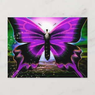 Carte Postale Graffite papillon