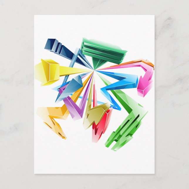 Carte Postale Graffiti 3d (Devant)