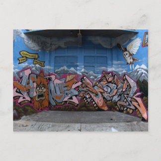 Carte Postale graffiti à Seattle, WA