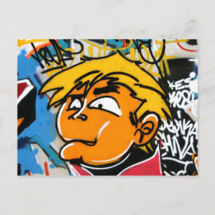 Carte Postale Graffiti boy