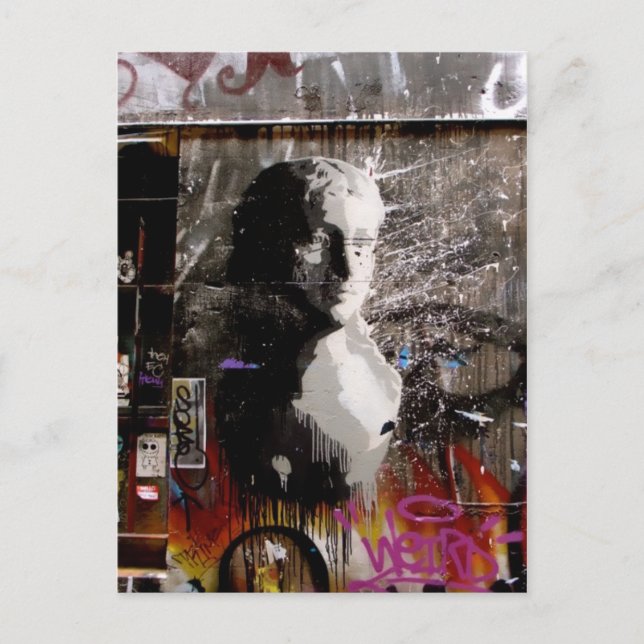 Carte Postale Graffiti Bust (Devant)