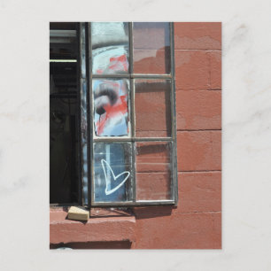 Carte Postale Graffiti de coeur d'amour