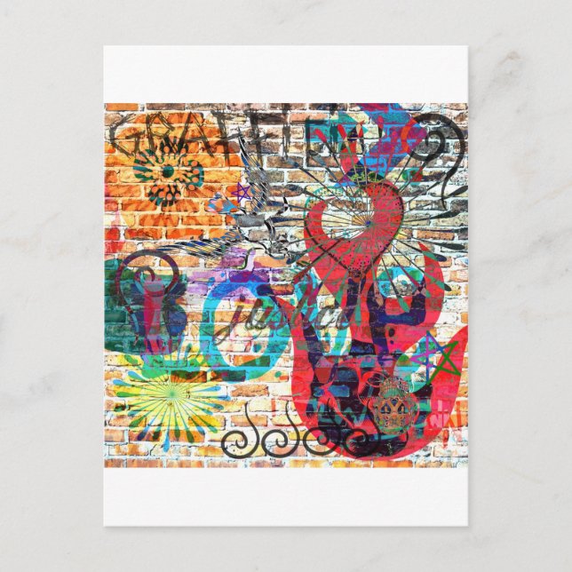 Carte Postale Graffiti Justice (Devant)