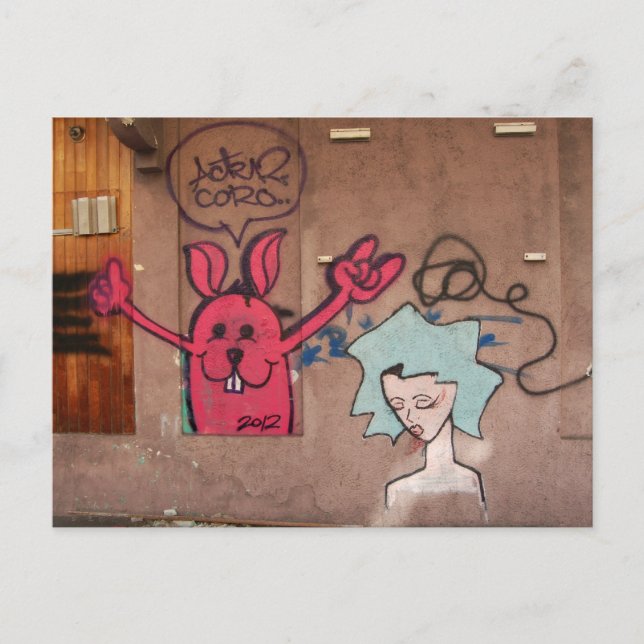 Carte Postale Graffiti, San Juan, Porto Rico (Devant)