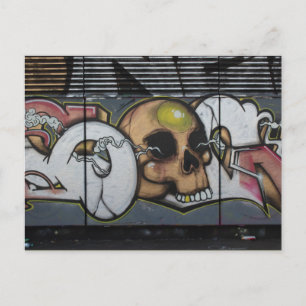Carte Postale Graffiti Skull