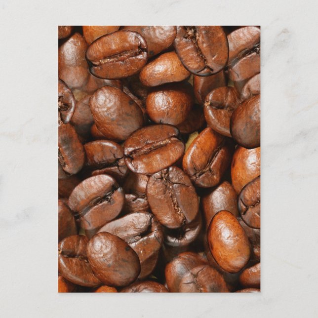 Carte Postale Grains de café (Devant)