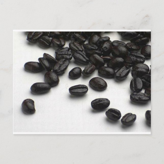 Carte Postale Grains de café (Devant)