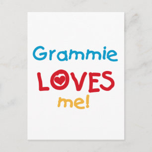 Carte Postale Grammie m'aime T-shirts et cadeaux