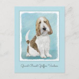 Carte Postale Grand Basset Griffon Vendeen - Art Chien original