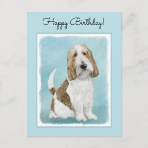 Carte Postale Grand Basset Griffon Vendeen - Art Chien original