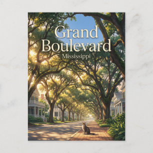 Carte Postale Grand Boulevard USA