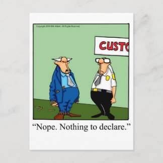 Carte Postale Grand cadeau de Cigar avec un sens de l'Humour!
