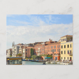 Carte Postale Grand Canal Cafés - Venise Italie