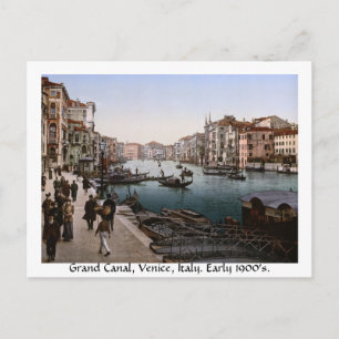 Carte Postale Grand Canal Venise Italie c1900