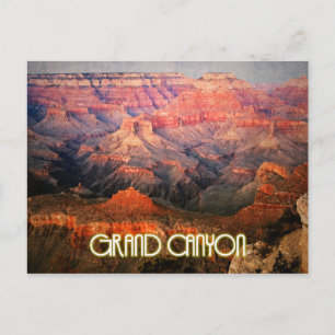 Carte Postale Grand Canyon, coucher de soleil de l'Arizona styli
