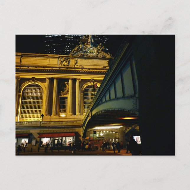 Carte Postale Grand Central Station - Nuit - New York City (Devant)