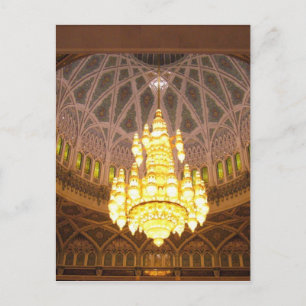 Carte Postale grand chandelier