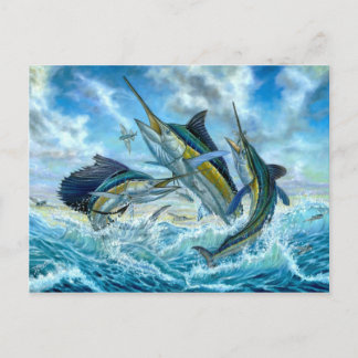 Carte Postale Grand Chelem sautant et Flyingfish