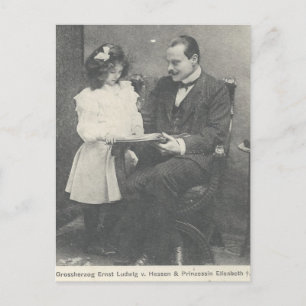 Carte Postale Grand Duc Ernst L. de Hessen & Elizabeth #002D