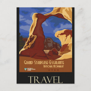 Carte Postale Grand Escalier - Monument Escalante Nat'l, Utah P