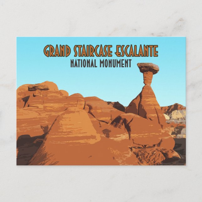 Carte Postale Grand Escalier Monument National Escalante (Devant)