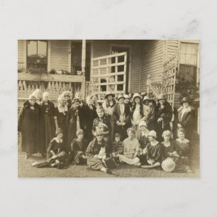 Carte Postale Grand groupe de photos féminines des années 1920