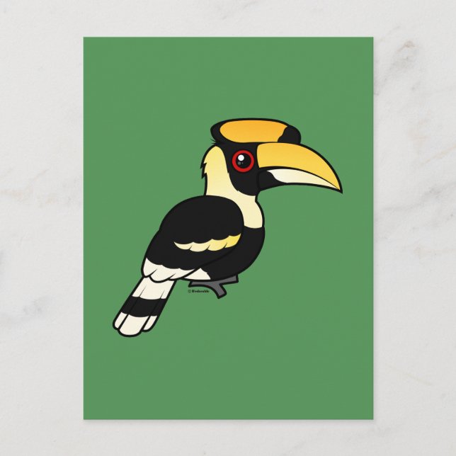 Carte Postale Grand Hornbill (Devant)