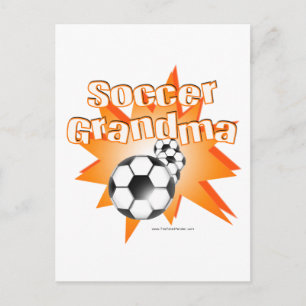 Carte Postale Grand-mère de football