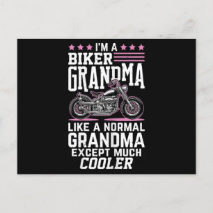 Carte Postale Grand-mère de vélo - Grand-mère de vélo