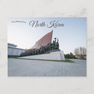 Carte Postale Grand Monument Mansu Hill Pyongyang Corée du Nord