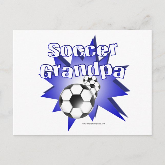 Carte Postale Grand-père du football (Devant)
