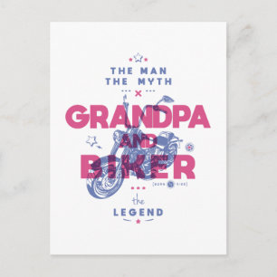 Carte Postale Grand-père et moker l'homme le mythe la légende