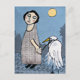 Carte Postale Grand-père Heron