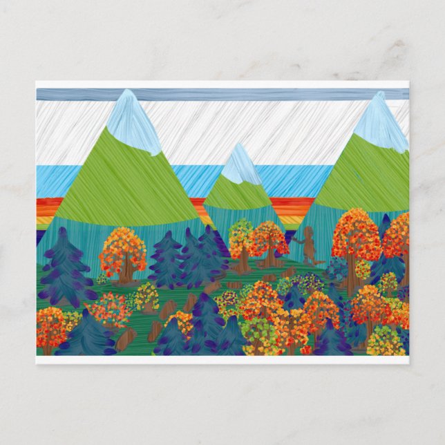 Carte Postale Grand pied (Devant)